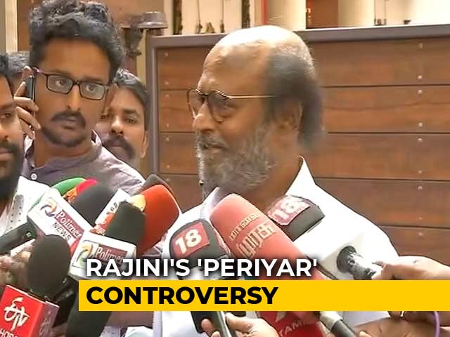 Super star rajinikanth apologize allegation controversy periyar